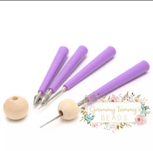 Load image into Gallery viewer, Hardware - 4Pcs Diamond Pearl Bead Reamer Hole Enlarger Bead Reamer
