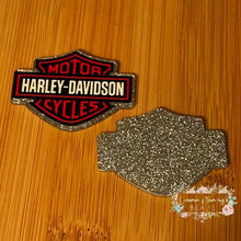 Load image into Gallery viewer, Harley - Silver Glitter Flatback Glitter Flatback
