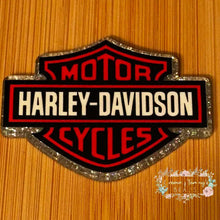 Load image into Gallery viewer, Harley - Silver Glitter Flatback Glitter Flatback
