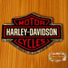 Load image into Gallery viewer, Harley - Silver Glitter Flatback Glitter Flatback
