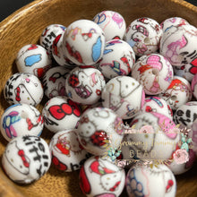 Load image into Gallery viewer, Hello Kitty 15Mm Round Silicone Beads - 1 Bead
