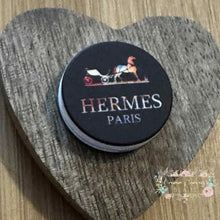 Load image into Gallery viewer, Herms Brown Round - Silicone Focal Bead Silicone Focal Bead
