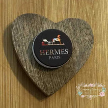 Load image into Gallery viewer, Herms Brown Round - Silicone Focal Bead Silicone Focal Bead
