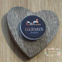 Load image into Gallery viewer, Herms Brown Round - Silicone Focal Bead Silicone Focal Bead
