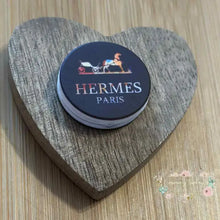 Load image into Gallery viewer, Herms Brown Round - Silicone Focal Bead Silicone Focal Bead
