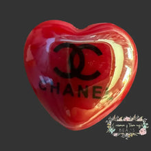 Load image into Gallery viewer, High Quality Acrylic Beads 5-Count - CiCi Red Hearts Acrylic Heart Beads
