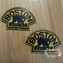 Load image into Gallery viewer, Bruins - Gold Glitter Flatback Glitter Flatback
