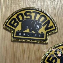 Load image into Gallery viewer, Bruins - Gold Glitter Flatback Glitter Flatback

