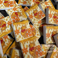 Load image into Gallery viewer, Pooh Square Silicone Focal Bead Silicone Square Bead
