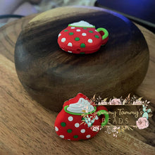 Load image into Gallery viewer, Hot Chocolate Silicone Focal Bead Beads
