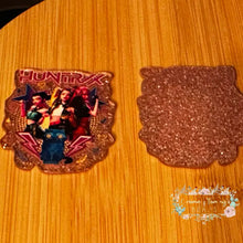 Load image into Gallery viewer, Hunter - Pink Glitter Flatback Glitter Flatback
