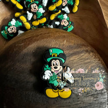 Load image into Gallery viewer, Irish Boy Mouse Silicone Focal Bead Beads
