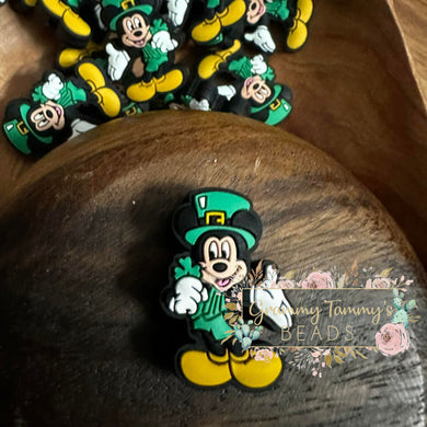 Irish Boy Mouse Silicone Focal Bead Beads