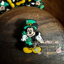 Load image into Gallery viewer, Irish Boy Mouse Silicone Focal Bead Beads
