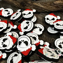 Load image into Gallery viewer, Jack Santa Face Silicone Focal Bead Silicone Focal Bead
