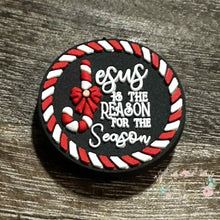 Load image into Gallery viewer, Jesus is the Reason - Silicone Focal Bead Silicone Focal Bead
