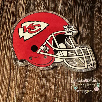 Kansas City Cheifs Glitter Flatback Glitter Flatback