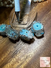 Load image into Gallery viewer, Kitty 16 * 20Mm Aurora Effect Beads - Blue 1 Count X

