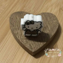 Load image into Gallery viewer, Kitty Love Brown - Silicone Focal Bead Silicone Focal Bead
