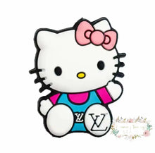 Load image into Gallery viewer, Kitty Love Silicone Focal Bead
