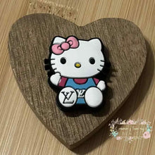 Load image into Gallery viewer, Kitty LoVe Silicone Focal Bead Focal
