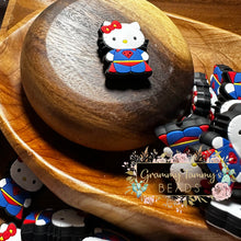 Load image into Gallery viewer, Super Kitty Silicone Focal Bead Beads
