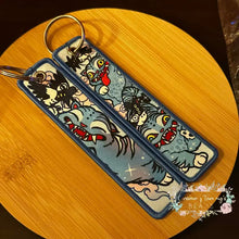 Load image into Gallery viewer, KPOP Demon Hunter Keytag – Anime Embroidered Keyring #1 Hunter Keychains
