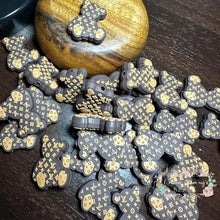 Load image into Gallery viewer, Love Brown Teddy Bear Silicone Focal Bead
