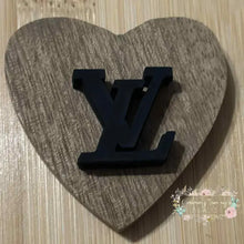 Load image into Gallery viewer, LoVe Silicone Focal Bead - Black Beads
