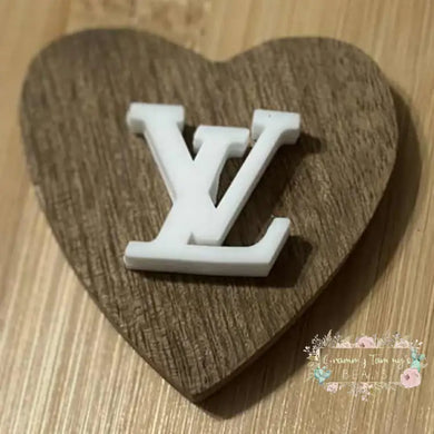 LoVe Silicone Focal Bead - White Silicone Focal Bead