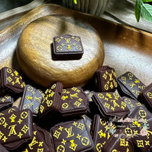 Load image into Gallery viewer, Love New Brown Purse Silicone Focal Bead
