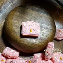 Load image into Gallery viewer, Love New Pink Purse Silicone Focal Bead
