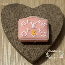 Load image into Gallery viewer, Love New Pink Purse Silicone Focal Bead Silicone Focal Bead
