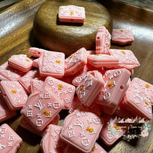 Load image into Gallery viewer, Love New Pink Purse Silicone Focal Bead
