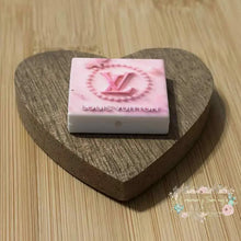 Load image into Gallery viewer, LoVe Pink Butterfly &amp; Pearls Silicone Square Bead Silicone Square Bead
