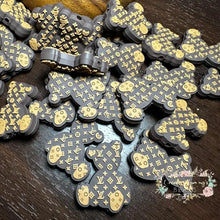 Load image into Gallery viewer, Love Brown Teddy Bear Silicone Focal Bead
