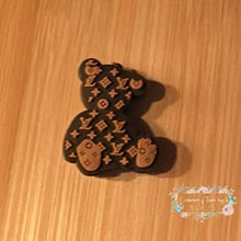 Load image into Gallery viewer, L0Ve Brown Teddy Bear Silicone Focal Bead Silicone Focal Bead
