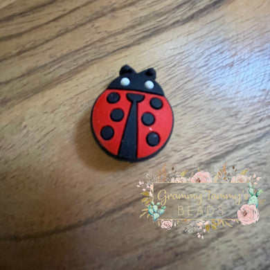 Ladybug - Silicone Focal Bead