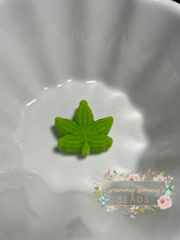 Load image into Gallery viewer, Maple Leaf Green Silicone Focal Bead
