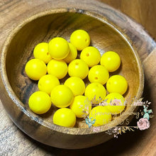 Load image into Gallery viewer, Lemon Yellow 12Mm Silicone Beas Bead
