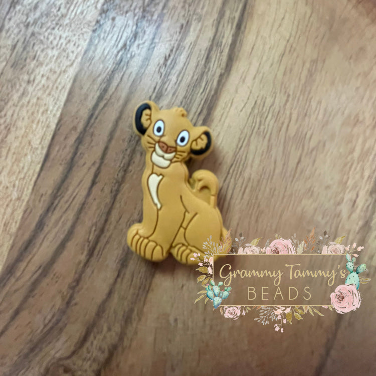 Lion - Silicone Focal Bead