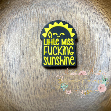 Little Miss Sunshine Silicone Focal Bead Beads