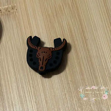 Load image into Gallery viewer, Longhorn - Brown - Silicone Focal Beads Silicone Focal Bead
