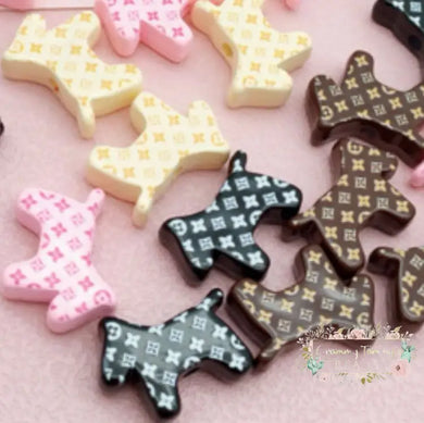 Love Acrylic Dog Bead - 1 Count - Assorted colors available Acrylic Beads
