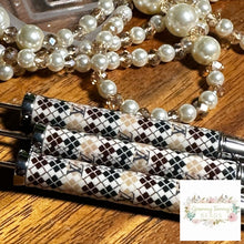 Load image into Gallery viewer, Love Beadable Pen - Argile Black &amp; Tan
