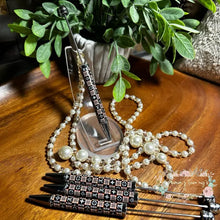 Load image into Gallery viewer, Love Beadable Pen - Black &amp; Brown Plaid
