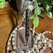 Load image into Gallery viewer, Love Beadable Pen - Black &amp; White # 2
