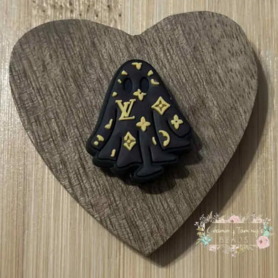 Love ghost Silicone Focal Bead - One Count Silicone Focal Bead