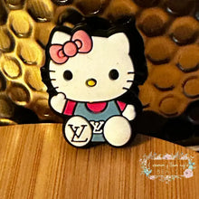 Load image into Gallery viewer, Kitty LoVe Silicone Focal Bead Focal
