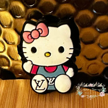 Load image into Gallery viewer, Kitty LoVe Silicone Focal Bead Focal
